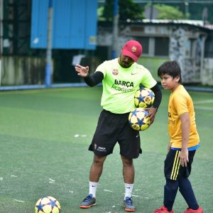 Personalised Football Coaching by Barca Academy at Panbai International School Mumbai