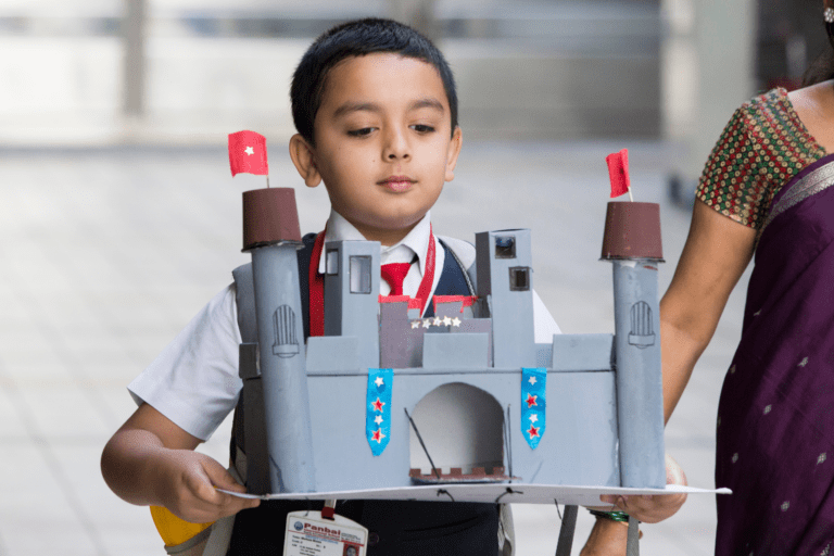 Student expressing creativity through art and craft activities panbai international school bandra east mumbai