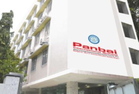 Panbai International School main building in Santacruz Mumbai