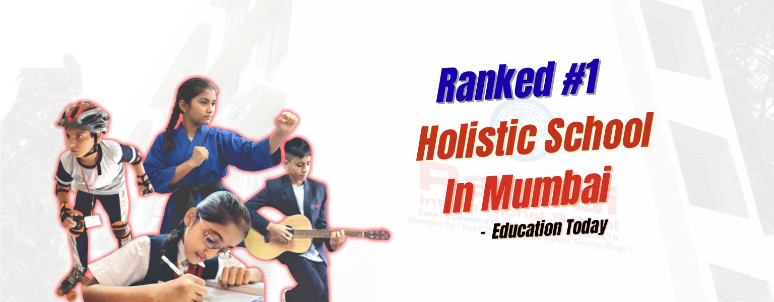 Students engaged in academics, martial arts, music, and sports at Top International School Mumbai, reflecting holistic Cambridge education.