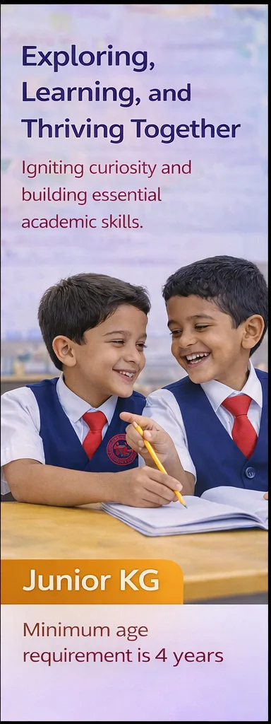 Junior KG students learning together at Flamingo Kids Preschool, Panbai International School Santacruz Mumbai, developing early literacy and academic skills