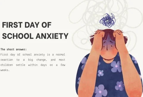 First Day of School Anxiety